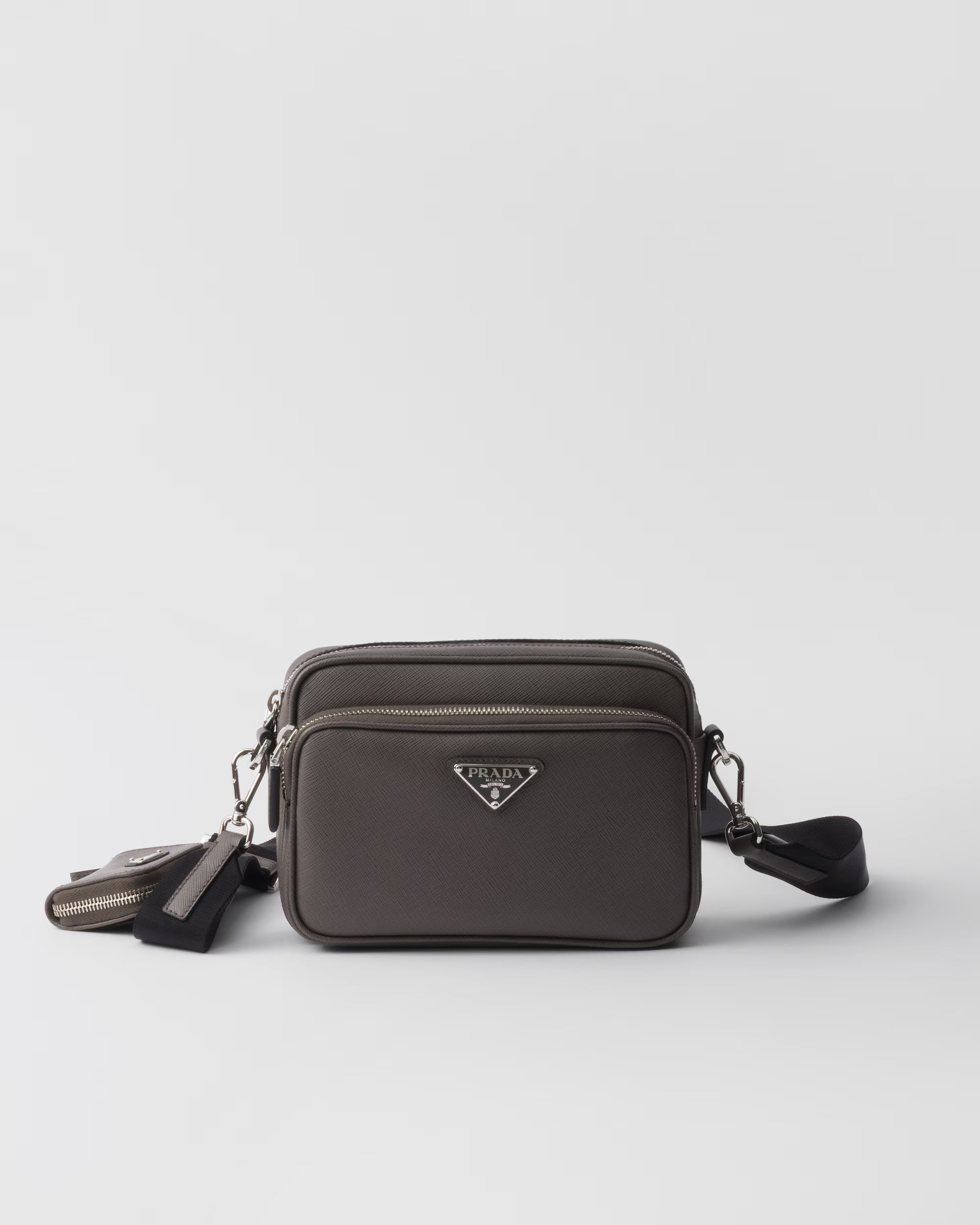 Sac porté épaule en cuir Saffiano